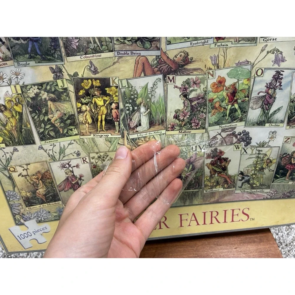 Set Of 3 Vintage Sealed Flower Fairies Jigsaw‎ Puzzles By Cicely Mary Barker